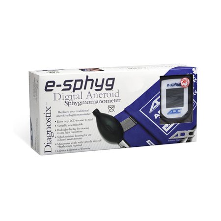 American Diagnostic Corp Manual Digital Blood Pressure Monitor E-sphyg™ Thigh Nylon 40 - 66 cm Pocket Aneroid - Each - 7002-13TBK-EA