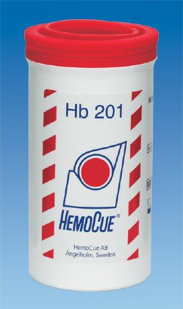 Hemocue Microcuvette HemoCue® Hb 201 Hemoglobin For HemoCue® Photometers 50 Microcuvettes per Vial 10 ÂµL - Box of 4 - 111731-BX