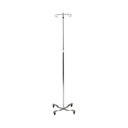 Drive Medical IV Pole drive™ 2-Hook 4-Leg Chrome Plated Steel with Weights - Each - 13033-EA