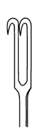 Integra Lifesciences Skin Hook MeisterHand® Joseph 6-1/4 Inch Length Stainless Steel NonSterile Reusable - Each - MH21-154-EA