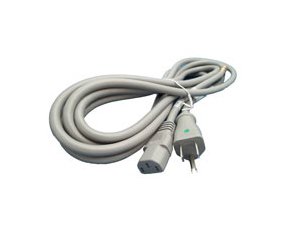 GE Healthcare Patient Monitoring Power Cord 12 Inch, Gray, 125V For Ge Paitient Monitors - Each - 405535-002-EA