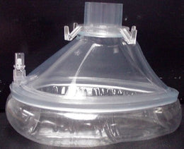 Ambu Anesthesia Mask King ValuMask™ Elongated Style Adult Size 5 Hook Ring - Case of 50 - 1955-CS