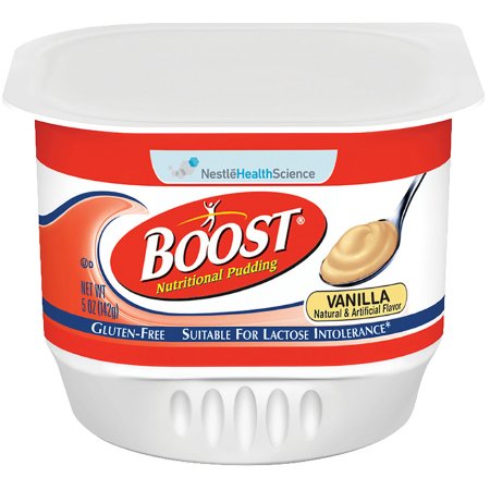 Nestle Healthcare Nutrition Oral Supplement Boost® Nutritional Pudding Very Vanilla Flavor Liquid 5 oz. Cup - Each - 09450300-EA