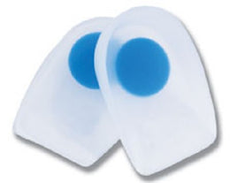 Alimed AliMed® Heel Cup Small Medical-Grade Silicone Clear / Blue - Pair - 2970003889-PR