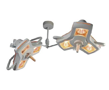 Burton Medical Products Surgical Light AIM-100® Dual Ceiling Mount Quartz Halogen 35 Watt White - Each - A100DC-EA