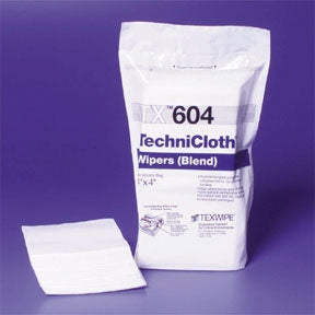 Fisher Scientific Cleanroom Wipe TexWipe® TechniCloth® ISO Class 6-7 White NonSterile Cellulose / Polyester 12 X 12 Inch Disposable - Pack of 150 - 18315D-PK