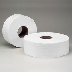Lagasse Toilet Tissue Scott® Essential JRT White 2-Ply Jumbo Size Cored Roll Continuous Sheet 3-11/20 Inch X 1000 Foot - Case of 12 - KCC07805-CS