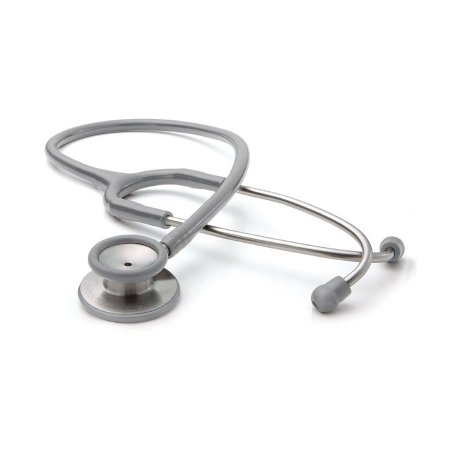 American Diagnostic Corp Classic Stethoscope Adscope® 603 Gray 1-Tube 22 Inch Tube Double Sided Chestpiece - Each - 603G-EA