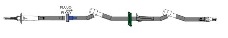 ICU Medical Primary IV Administration Set ICU Gravity 2 Ports 60 Drops / mL Drip Rate Without Filter 89 Inch Tubing - Case of 50 - B3000-11-CS