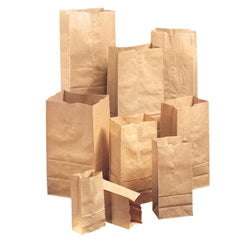 Lagasse Grocery Bag General Brown Kraft Paper #16 - Case of 2 - BAGGX16-CS