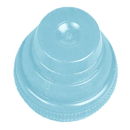 Globe Scientific Globe® Scientific Tube Closure Polyethylene Plug Cap Light Blue For use with 10, 12, 13 and 16 mm Tubes Secondary Tube - Bag of 1000 - 5529-BG