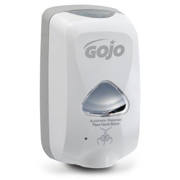 GOJO Soap Dispenser GOJO® TFX™ Dove Gray Plastic Touch Free 1200 mL Wall Mount - Case of 12 - 2740-12-CS