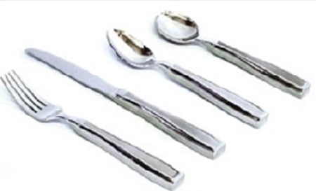 Alimed Soup Spoon Keatlery™ Weighted / Comfort Grip Silver Stainless Steel - Each - 2970010730-EA