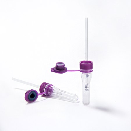 ASP Global LLC Safe-T-Fill® Capillary Blood Collection Tube Whole Blood Tube K2 EDTA Additive 10.8 X 46.6 mm 200 ÂµL Purple Self-Sealing Plug Plastic Tube - Bag of 50 - 077056-BG