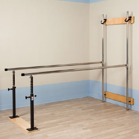 Clinton Industries Parallel Bars Stainless Steel Handrail, Folding 7 Foot X 28 X 28 to 42 Inch - Each - 3-3307-EA