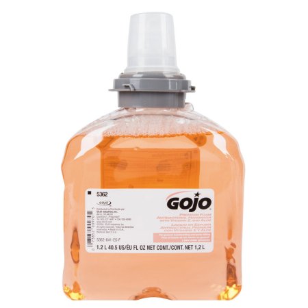GOJO Antibacterial Soap GOJO® Premium Foaming 1,200 mL Dispenser Refill Bottle Fresh Fruit Scent - Each - 5362-02-EA