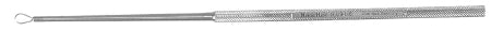 Integra Lifesciences Ear Curette MeisterHand® Billeau 6-1/2 Inch Length Round Knurled Handle Size 2 Tip Flexible Oval Loop Tip - Each - MH19-316-EA