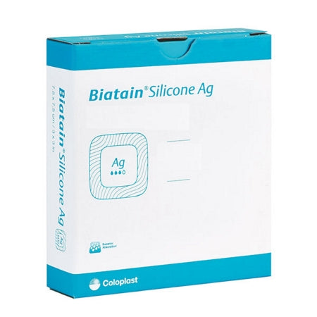 Coloplast Silver Alginate Dressing Biatain® Alginate Ag 6 X 6 Inch Square Sterile - Each - 3765-EA
