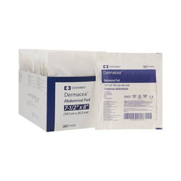 Cardinal Abdominal Pad Dermacea™ 7-1/2 X 8 Inch 1 per Pack Sterile Rectangle - TR/18 - 7197D-TR