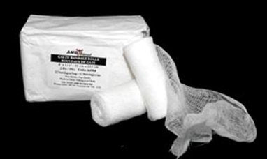 AMD Ritmed Conforming Bandage Vital-Roll 4 Inch X 3.6 Yard 12 per Pack NonSterile 2-Ply Roll Shape - Case of 8 - A6904-CS