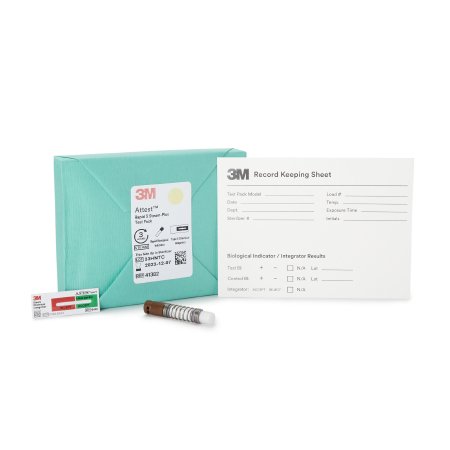 3M Attest™ Rapid 5 Steam-Plus Sterilization Biological Indicator Pack Steam 2 Inch - Case of 64 - 41382-CS