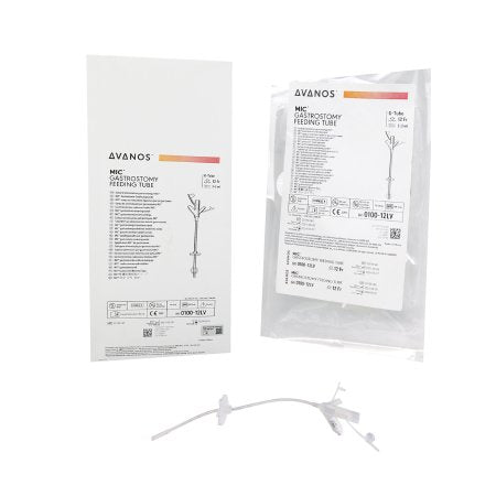 Avanos Medical Sales LLC Gastrostomy Feeding Tube MIC® 12 Fr. Silicone Sterile - Each - 0100-12LV-EA