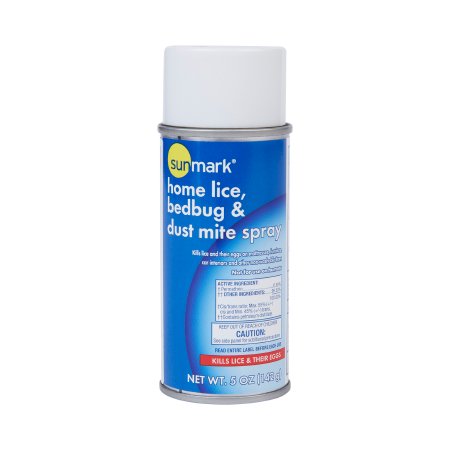 McKesson sunmark® Lice Treatment for Durable Goods Aerosol Spray Liquid 5 oz. Can Scented NonSterile - Each - 49348023787-EA