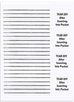 Precision Dynamics Insert Card Ident-A-Band - Box of 1 - 6648-00-PDO-BX