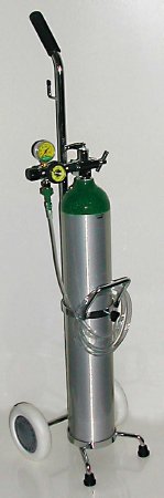 Mada Medical Products Mada Medical Oxygen Kit on Cart (Empty) Size E Aluminum - Each - 1630A-15E-EA