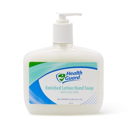 Medline Soap HealthGuard Lotion 16 oz. Pump Bottle Floral Scent - Case of 12 - MSC098114-CS