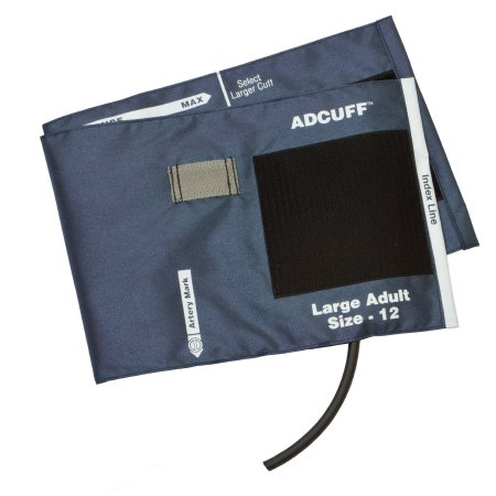 American Diagnostic Corp Reusable Blood Pressure Cuff Adcuff™ 34 to 50 cm Arm Nylon Cuff Large Adult Cuff - Each - 845-12XN-1-EA