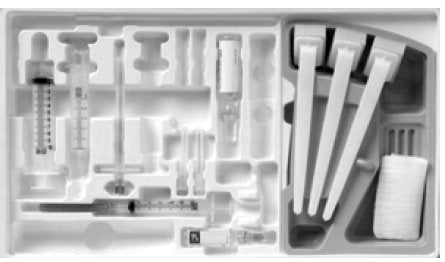 BD Epidural Tray Perisafe™ Single Shot Tuohy 18 Gauge 3-1/2 Inch - Case of 10 - 406069-CS