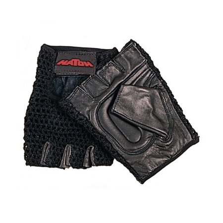 Patterson Medical Supply Push Glove Hatch Half Finger Small Black Hand Specific Pair - Pair - 6608-PR