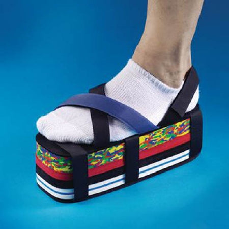 Patterson Medical Supply Shoe Lift SP 1/4 Inch Black Sole Plate, 1/8 Inch Black Top Plate, 1/4 Inch White Plate, 3/8 Inch Blue/White Plate, 1/2 Inch Red Plate, 5/8 Inch Black Plate, 1 Inch Multi-colored Plate, Adult, Velcro Straps - Each - 7892-EA