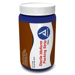 Dynarex Wound Packing Strip Iodoform 1/4 Inch X 5 Yard Sterile - Case of 12 - 3411-CS