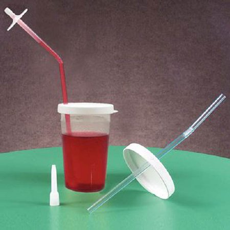 Patterson Medical Supply Graduated Drinking Cup Sip-Tip™ 8 oz. Clear Plastic Reusable - Each - 920691-EA