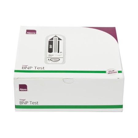 Quidel Heart Health Test Kit Triage® Cardiac Marker B-Type Natriuretic Peptide (BNP) Whole Blood / Plasma Sample 25 Tests CLIA Waived for Whole Blood / CLIA Moderate Complexity for Plasma - Each - 98000XR-EA