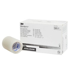 3M Waterproof Medical Tape 3M™ Blenderm™ Transparent 2 Inch X 5 Yard Plastic NonSterile - Case of 60 - 1525-2-CS