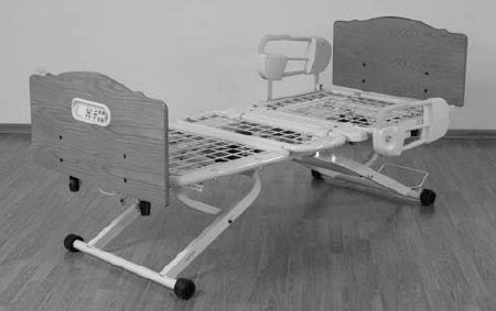 Joerns Healthcare Half Bed Side Rail - Each - F17TMAL-EA