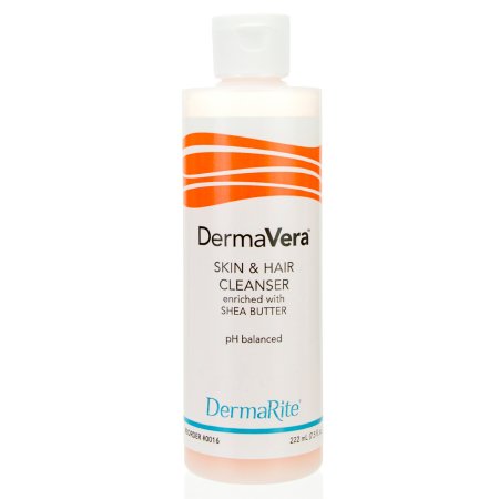 DermaRite Industries Shampoo and Body Wash DermaVera® 7.5 oz. Flip Top Bottle Scented - Each - 0016-EA