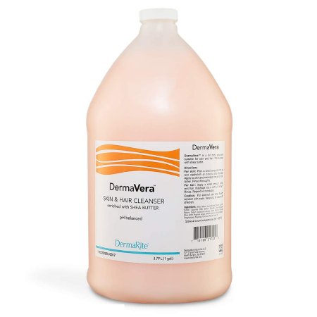 DermaRite Industries Shampoo and Body Wash DermaVera® 1 gal. Jug Scented - Case of 4 - 0017-CS