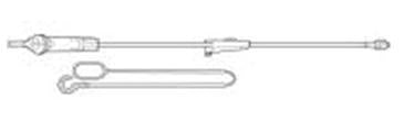 Baxter Primary IV Administration Set Clearlink™ Gravity Without Ports 10 Drops / mL Drip Rate Without Filter 37 Inch Tubing Solution - Case of 48 - 2H8490-CS