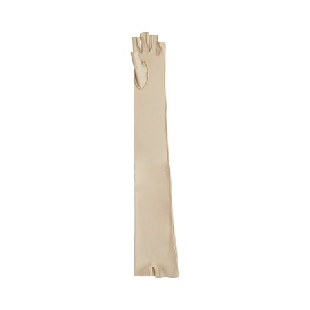 Patterson Medical Supply Compression Gloves Rolyan® Open Finger Medium Shoulder Length Left Hand Lycra® / Spandex - Each - 929321-EA
