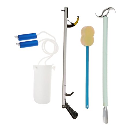Patterson Medical Supply ADL Hip / Knee Equipment Kit SammonsPreston® Hip Kit 8 Reacher - 26 Inch Length / Dressing Stick - 24 Inch Length - Each - 555464-EA