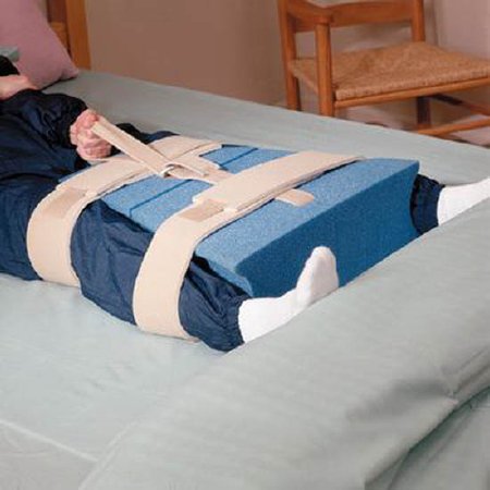 Patterson Medical Supply Hip Abduction Cushion Rolyan® Wedge Flex™ 21 W X 21 D X 6 H Inch Foam Hook and Loop Strap Fastening - Each - A513501-EA