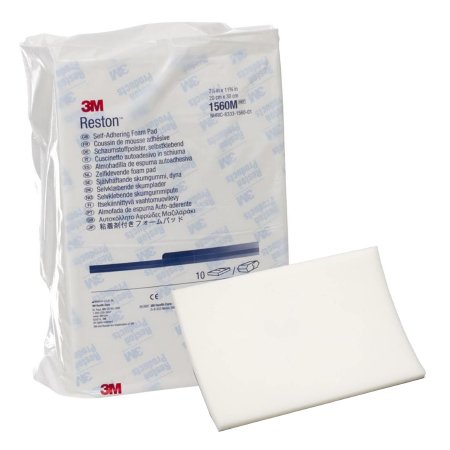3M Orthopedic Padding Adhesive 3M™ Reston™ 7.875 X 11.75 Inch Foam NonSterile - Case of 50 - 1560M-CS