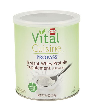 Hormel Food Sales Oral Supplement Hormel Vital Cuisine® PROPASS® Unflavored Powder 7.5 oz. Can - Case of 4 - 13126-CS