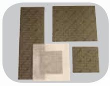 Ferris Manufacturing Silver Foam Dressing PolyMem® Silver 4 X 12-1/2 Inch Rectangle Sterile - Case of 12 - 1124-CS