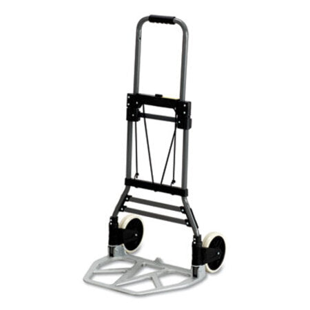 Safco® Stow-Away Collapsible Medium Hand Truck, 275 lb Capacity, 19 x 17.75 x 38.75, Aluminum - Each - SAF-4062-EA