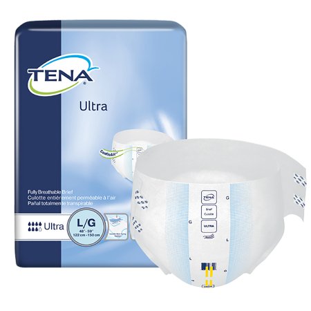 Essity HMS North America Inc Unisex Adult Incontinence Brief TENA® Ultra Large Disposable Heavy Absorbency - Bag of 1 - 67351-BG